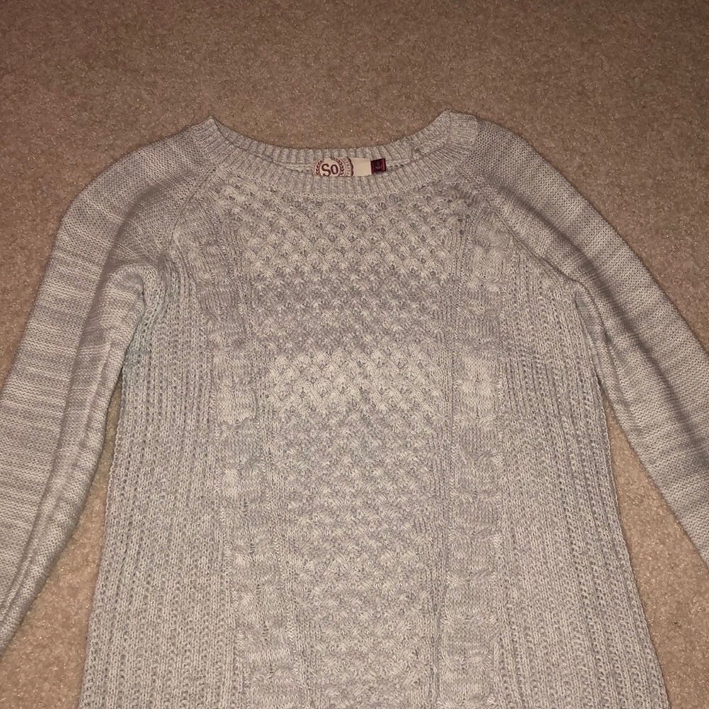 Gray Knit Sweater